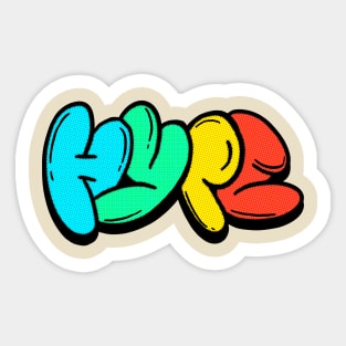 Y2K hypebeast Sticker